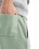 Brave Soul Brave Soul jersey shorts in green - 4
