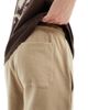Brave Soul Brave Soul jersey shorts in stone-Neutral - 4