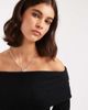 Brave Soul Brave Soul knitted bardot sweater in black - 4