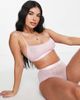 Brave Soul Brave Soul lace high waisted briefs in baby pink - 3