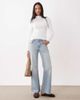 Brave Soul Brave Soul long sleeve ribbed rollneck top in white - 2
