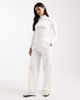 Brave Soul Brave Soul long sleeve ribbed turtle neck top in cream-White - 3
