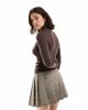 Brave Soul Brave Soul long sleeve ribbed turtleneck top in brown - 3