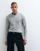 Brave Soul Brave Soul long sleeve waffle knit t-shirt in light gray heather - 1