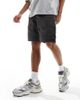 Brave Soul Brave Soul multi pocket tech cargo shorts in dark gray - 1