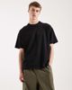 Brave Soul Brave Soul oversized 240gsm acid wash t-shirt in black - 1
