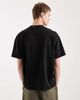 Brave Soul Brave Soul oversized 240gsm acid wash t-shirt in black - 3