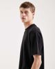 Brave Soul Brave Soul oversized 240gsm acid wash t-shirt in black - 4