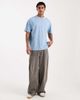 Brave Soul Brave Soul oversized 240gsm acid wash t-shirt in light blue - 2