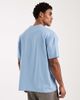 Brave Soul Brave Soul oversized 240gsm acid wash t-shirt in light blue - 3