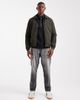 Brave Soul Brave Soul padded collared short jacket in khaki green - 2