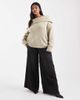 Brave Soul Brave Soul Plus bardot sweater in sage green - 4