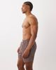 Brave Soul Brave Soul printed swim shorts in burgundy and tan-Red - 3