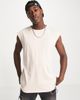 Brave Soul Brave Soul raw edge sleeveless T-shirt tank in pale pink - 1