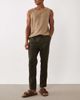 Brave Soul Brave Soul relaxed fit linen mix pants in khaki-Green - 1
