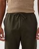 Brave Soul Brave Soul relaxed fit linen mix pants in khaki-Green - 4