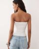 Brave Soul Brave Soul ribbed tube top in off white - 4