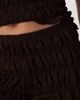 Brave Soul Brave Soul ruched mini shorts with ruffle detailing in chocolate brown - part of a set - 4