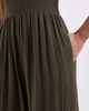 Brave Soul Brave Soul scoop neck jumpsuit in khaki-Green - 4