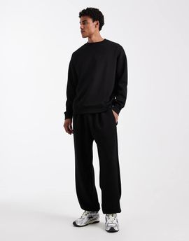Brave Soul Brave Soul scuba-style fabric joggers in black scuba-style fabric - part of a set