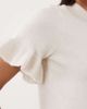 Brave Soul Brave Soul short sleeve cardigan wiith frill hem in oat-Neutral - 4