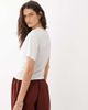 Brave Soul Brave Soul short sleeve corset waist t-shirt in white - 4