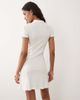 Brave Soul Brave Soul short sleeve mini shirt dress in cream-White - 4