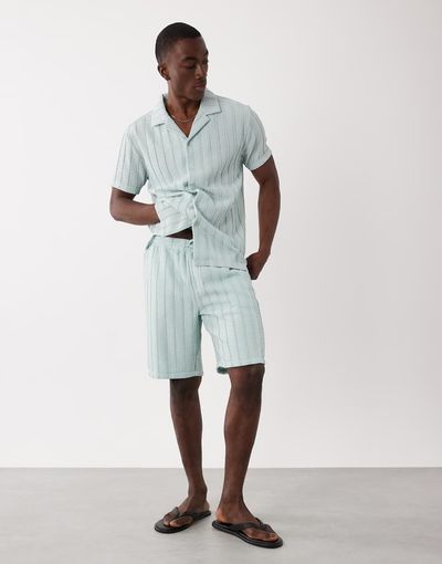 Brave Soul Brave Soul shorts in light blue - part of a set