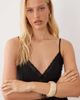 Brave Soul Brave Soul strappy black midaxi dress with lace trim in black - 2