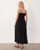 Brave Soul Brave Soul strappy black midaxi dress with lace trim in black - 4