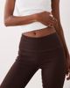Brave Soul Brave Soul stretch flare leggings in chocolate brown - 2