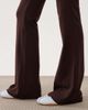 Brave Soul Brave Soul stretch flare leggings in chocolate brown - 3