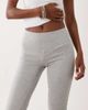 Brave Soul Brave Soul stretch flare leggings in light gray heather - 2