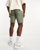 Brave Soul Brave Soul Tall tech cargo shorts in sage green - 2