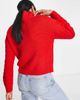 Brave Soul Brave Soul tanya half zip cable knit sweater in red - 2
