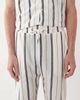 Brave Soul Brave Soul textured shorts in cream, navy and taupe stripes - part of a set-Multi - 4