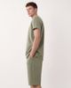 Brave Soul Brave Soul textured shorts in sage green - part of a set - 3