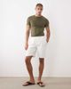 Brave Soul Brave Soul textured striped shorts in white - 2