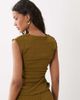 Brave Soul Brave Soul textured tank top in olive green - part of a set - 4