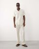 Brave Soul Brave Soul textured tapered pants in cream and brown stripes - part of a set-White - 1