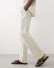 Brave Soul Brave Soul textured tapered pants in cream and brown stripes - part of a set-White - 4