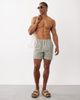 Brave Soul Brave Soul tile print swim shorts in sage green and cream - 2