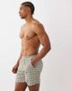 Brave Soul Brave Soul tile print swim shorts in sage green and cream - 3