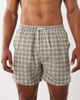 Brave Soul Brave Soul tile print swim shorts in sage green and cream - 4