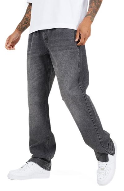 Brave Soul Brave Soul Wide Fit Split Hem Denim Jeans