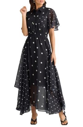 Brave+True Brave+True Bella Polka Dot Short Sleeve Dress