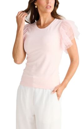 Brave+True Brave+True Chance Flutter Sleeve T-Shirt
