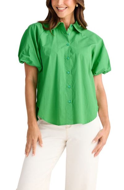 Brave+True Brave+True Meadow Puff Sleeve Shirt