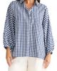 Brave+True Brave+True Monty Gingham Balloon Sleeve Button-Up Shirt - 1