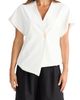 Brave+True Brave+True Origami Asymmetric Woven Top - 1
